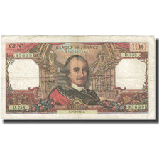 France, 100 Francs, Corneille, 1967, 1967-10-05, TB, Fayette:65.18, KM:149c