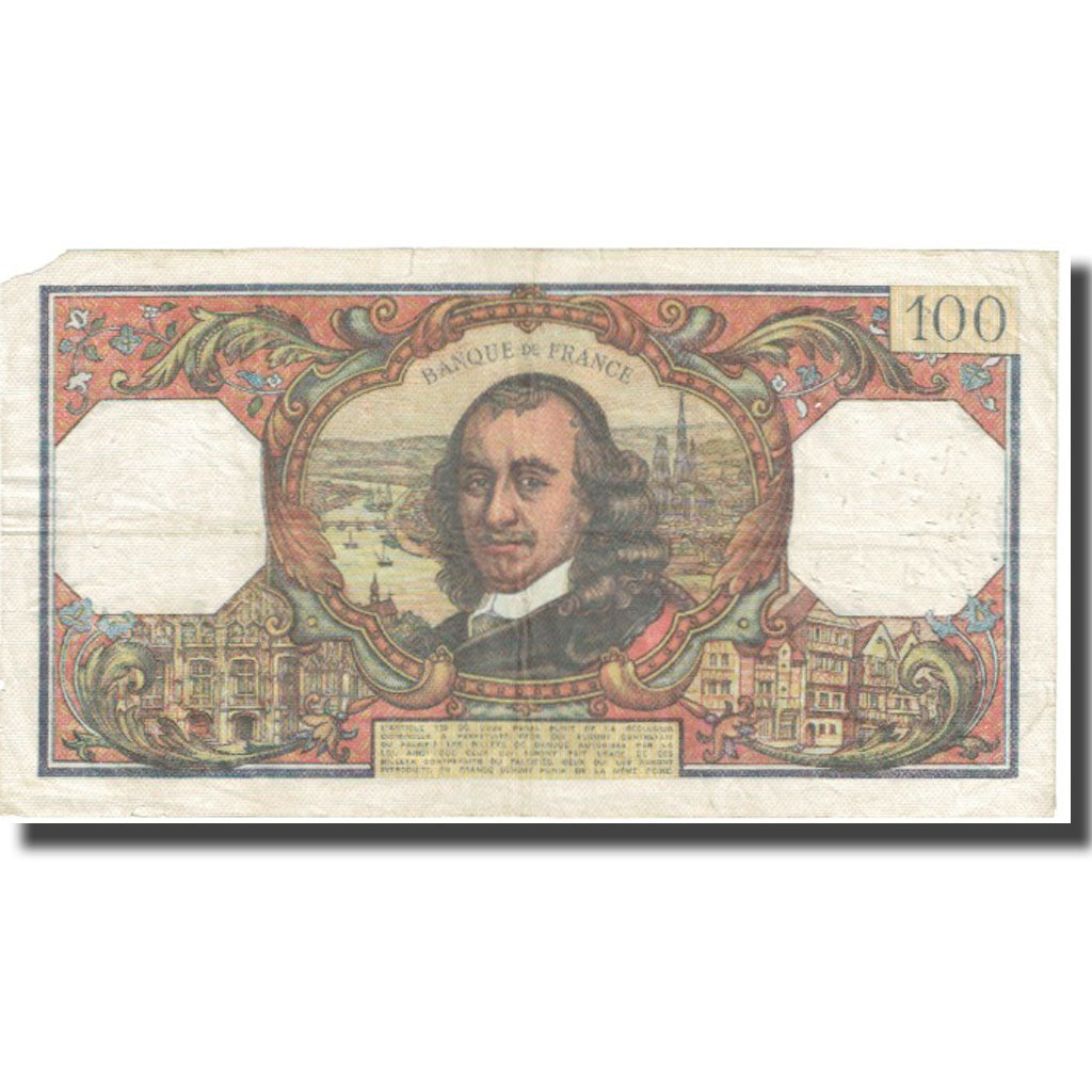Frankrijk, 100 Francs, Corneille, 1968, 1968-05-02, TB, Fayette:65.22, KM:149c