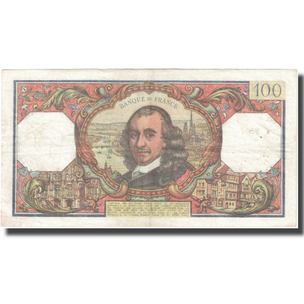Frankreich, 100 Francs, Corneille, 1968, 1968-05-02, S, Fayette:65.22, KM:149c