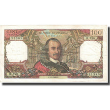 France, 100 Francs, Corneille, 1968, 1968-09-05, TB, Fayette:65.23, KM:149c