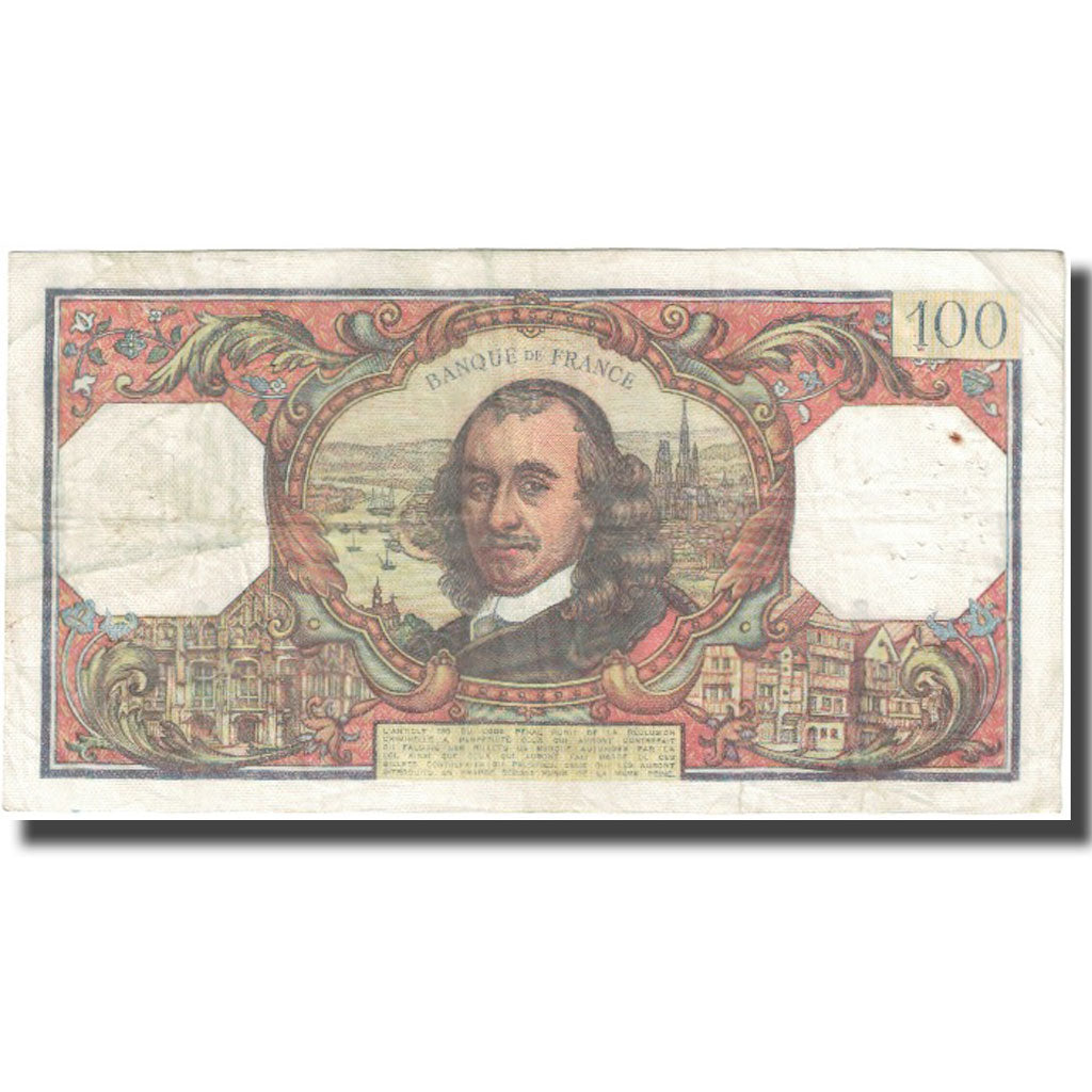 Frankreich, 100 Francs, Corneille, 1968, 1968-09-05, S, Fayette:65.23, KM:149c
