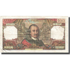 Frankrijk, 100 Francs, Corneille, 1968, 1968-09-05, TB, Fayette:65.23, KM:149c