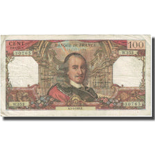 França, 100 Francs, Corneille, 1968, 1968-09-05, VF(20-25), Fayette:65.23