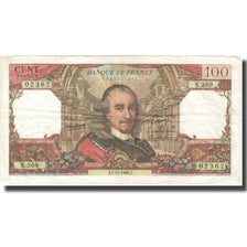 France, 100 Francs, Corneille, 1968, 1968-11-07, VF(20-25), Fayette:65.24