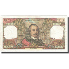 Francja, 100 Francs, Corneille, 1969, 1969-04-03, VF(20-25), Fayette:65.26
