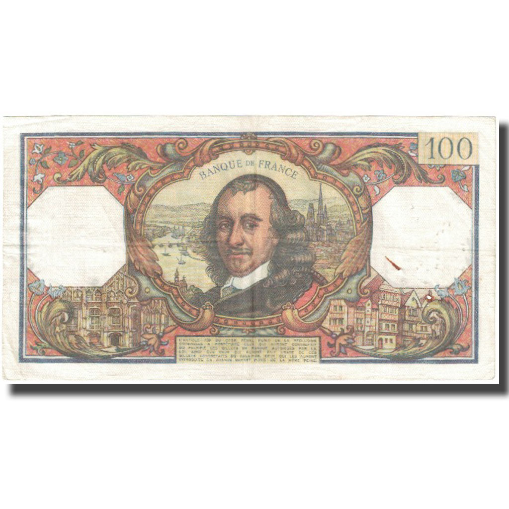 Frankrijk, 100 Francs, Corneille, 1969, 1969-04-03, TB, Fayette:65.26, KM:149c