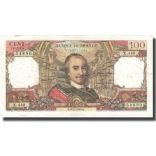 Francja, 100 Francs, Corneille, 1969, 1969-11-06, VF(20-25), Fayette:65.28