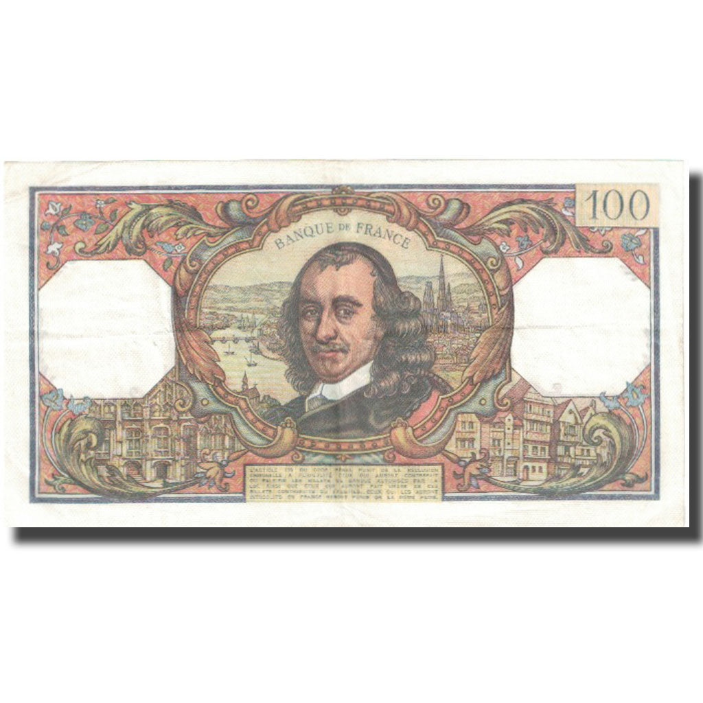 Francia, 100 Francs, Corneille, 1969, 1969-11-06, BC, Fayette:65.28, KM:149c