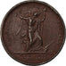 Francia, Medal, French Constitution, Politics, Society, War, 1792, BB, Stagno