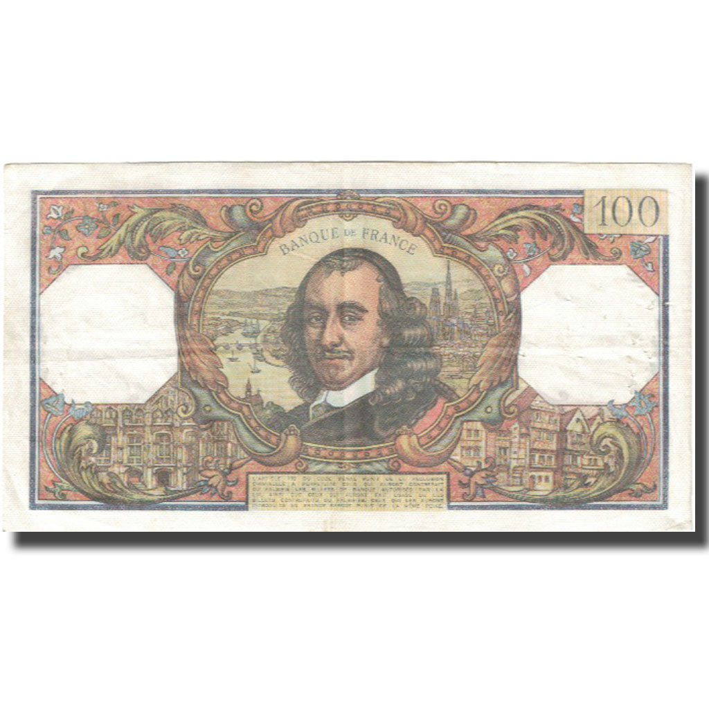 France, 100 Francs, Corneille, 1970, 1970-01-08, TB, Fayette:65.29, KM:149c