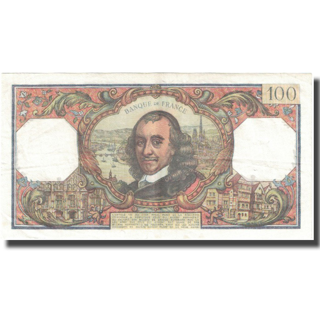 Frankrijk, 100 Francs, Corneille, 1970, 1970-02-05, TB, Fayette:65.30, KM:149c