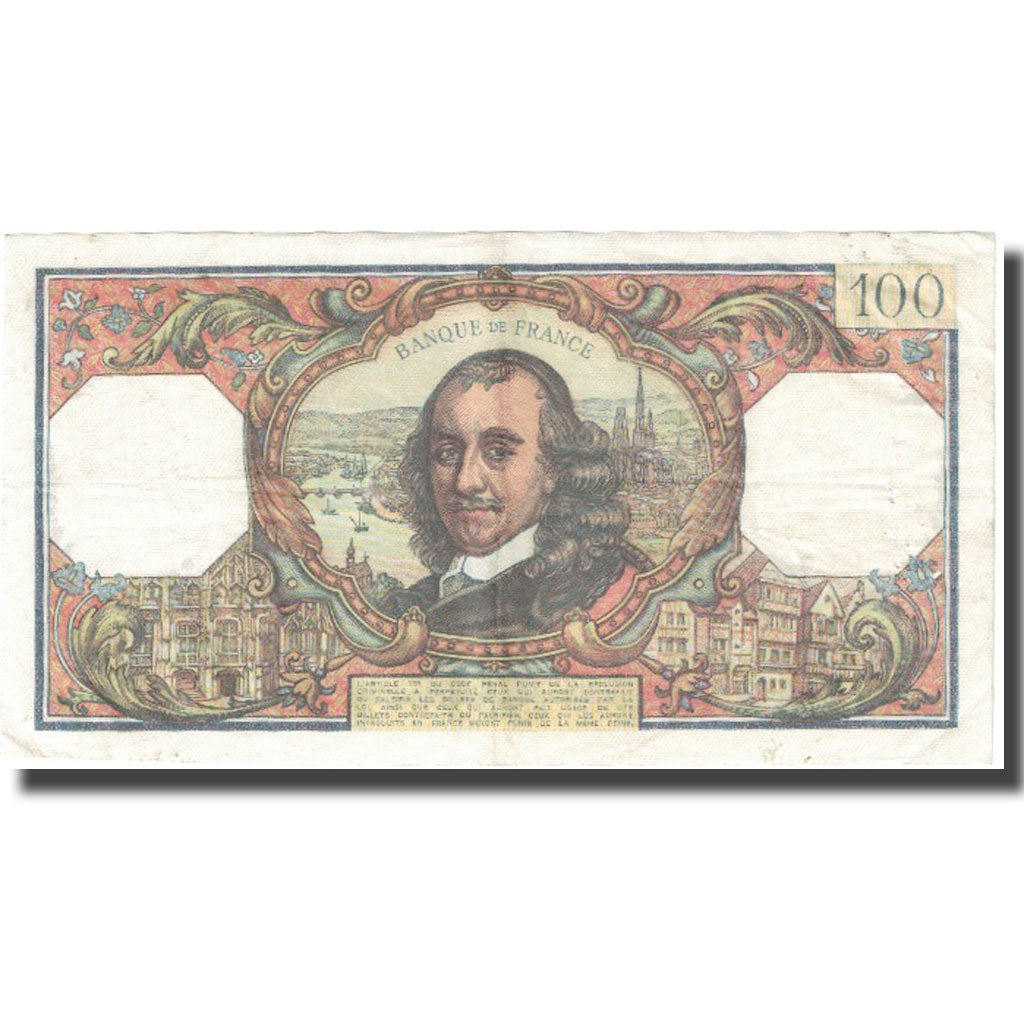 Francia, 100 Francs, Corneille, 1970, 1970-09-03, BC, Fayette:65.32, KM:149c