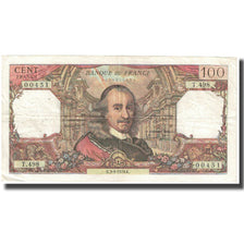 Francia, 100 Francs, Corneille, 1970, 1970-09-03, MB, Fayette:65.32, KM:149c