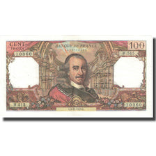 França, 100 Francs, Corneille, 1970, 1970-11-05, VF(20-25), Fayette:65.33