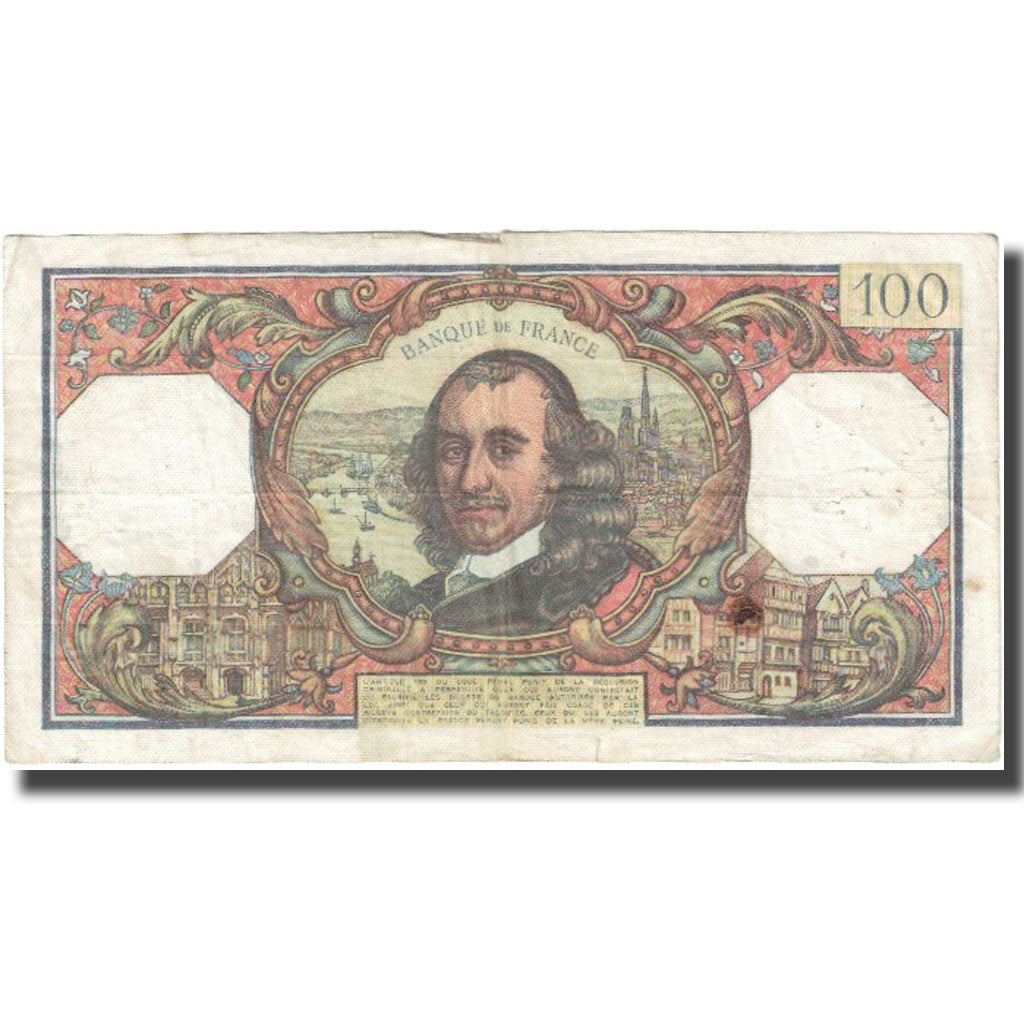Francia, 100 Francs, Corneille, 1970, 1970-11-05, MB, Fayette:65.33, KM:149c