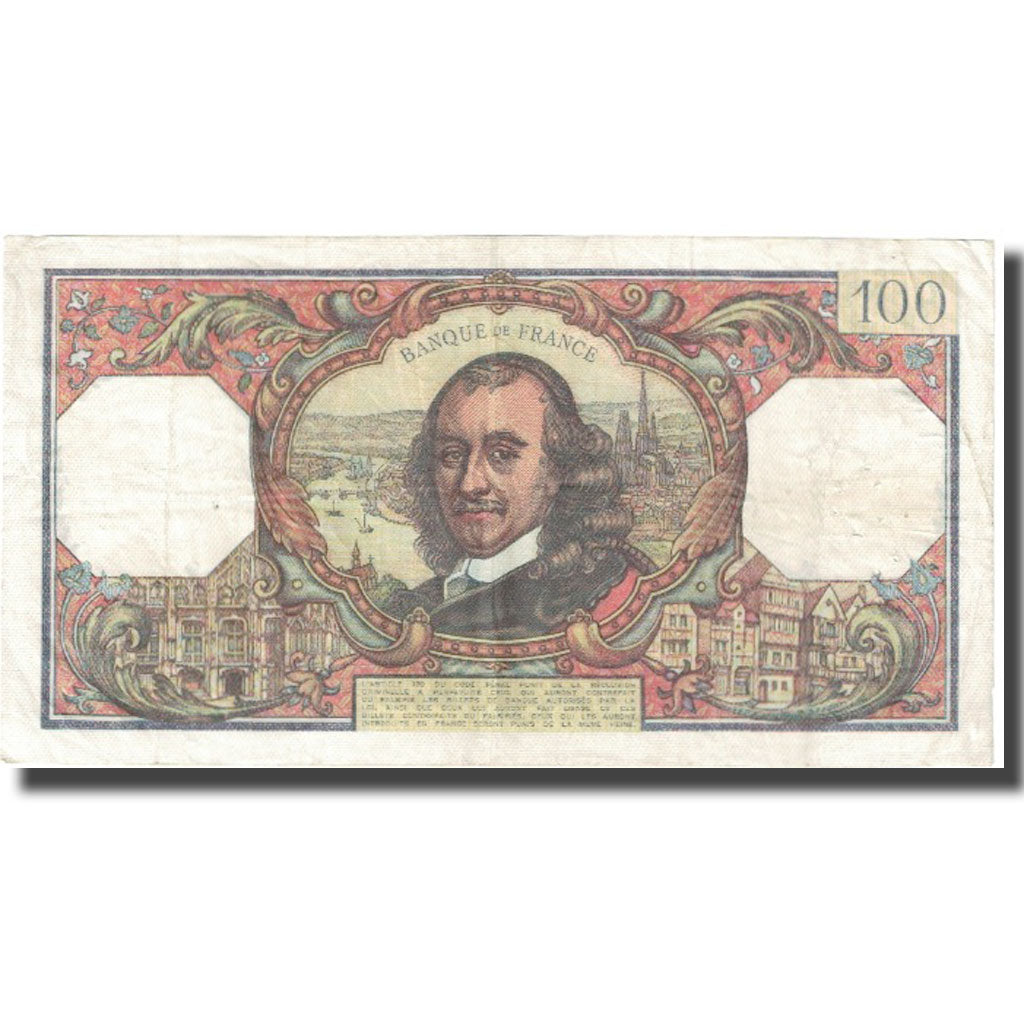 Frankrijk, 100 Francs, Corneille, 1970, 1970-04-01, TB, Fayette:65.35, KM:149c