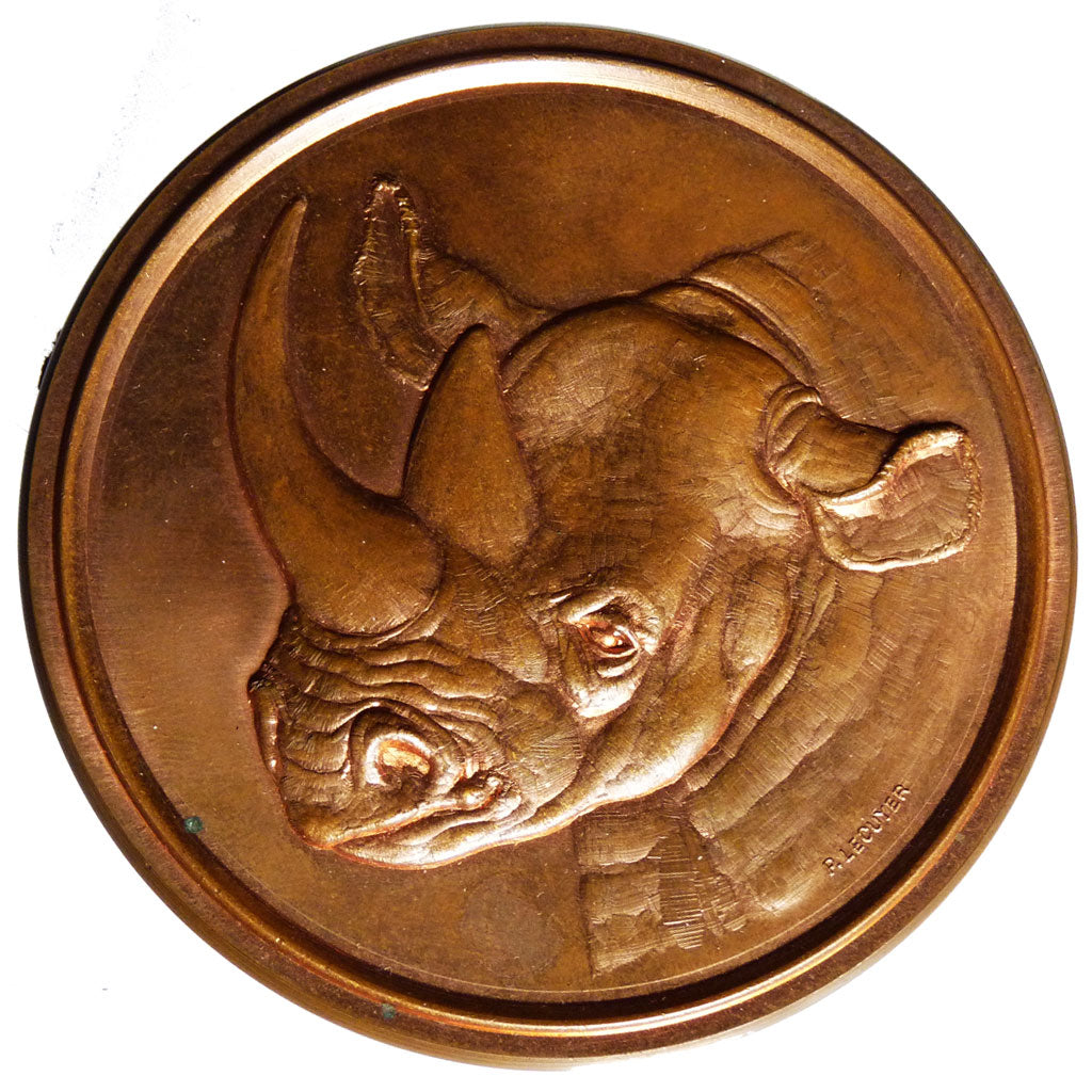 FRANCE, Fauna, French Fifth Republic, Medal, AU(50-53), Copper, 79, 219.70