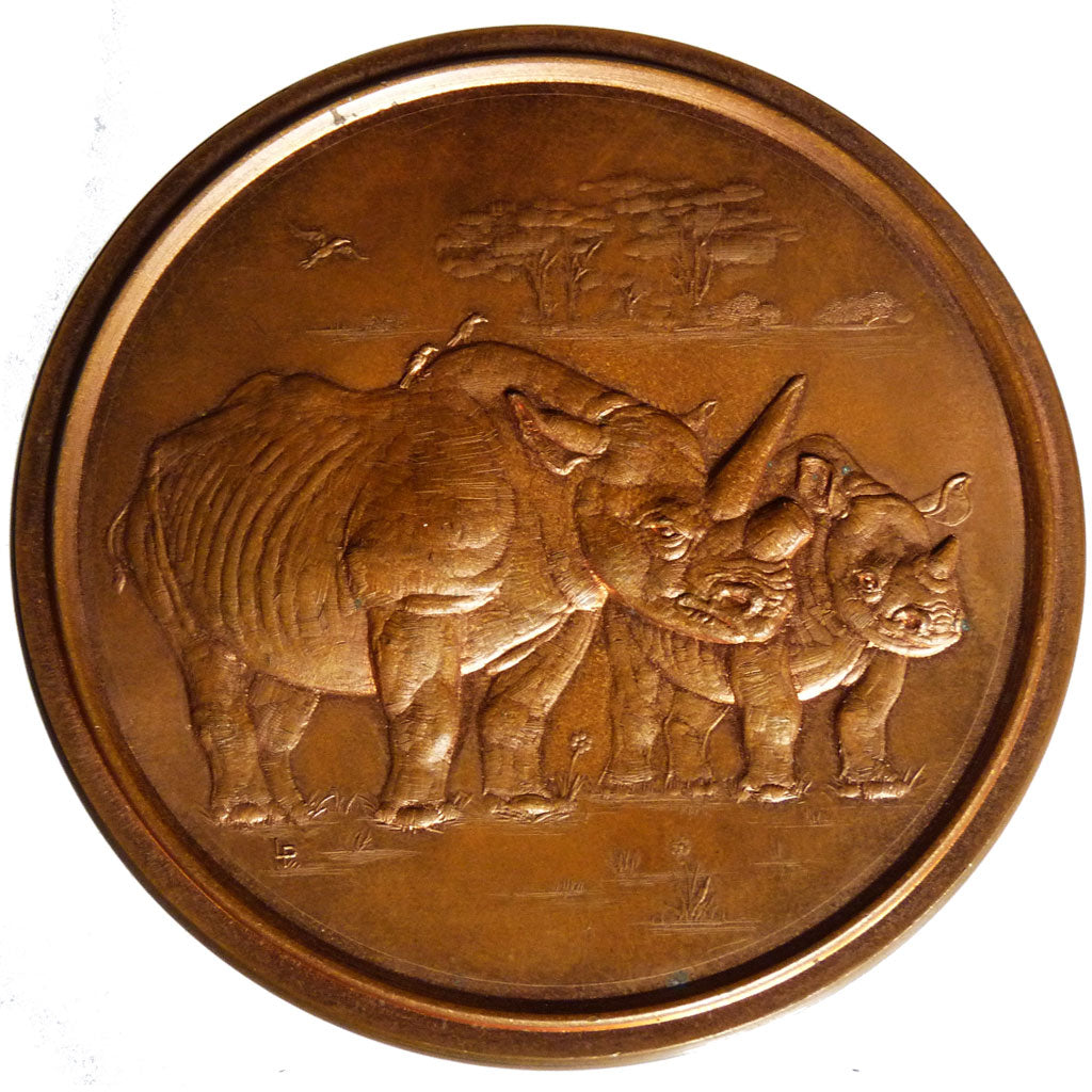 FRANCE, Fauna, French Fifth Republic, Medal, AU(50-53), Copper, 79, 219.70