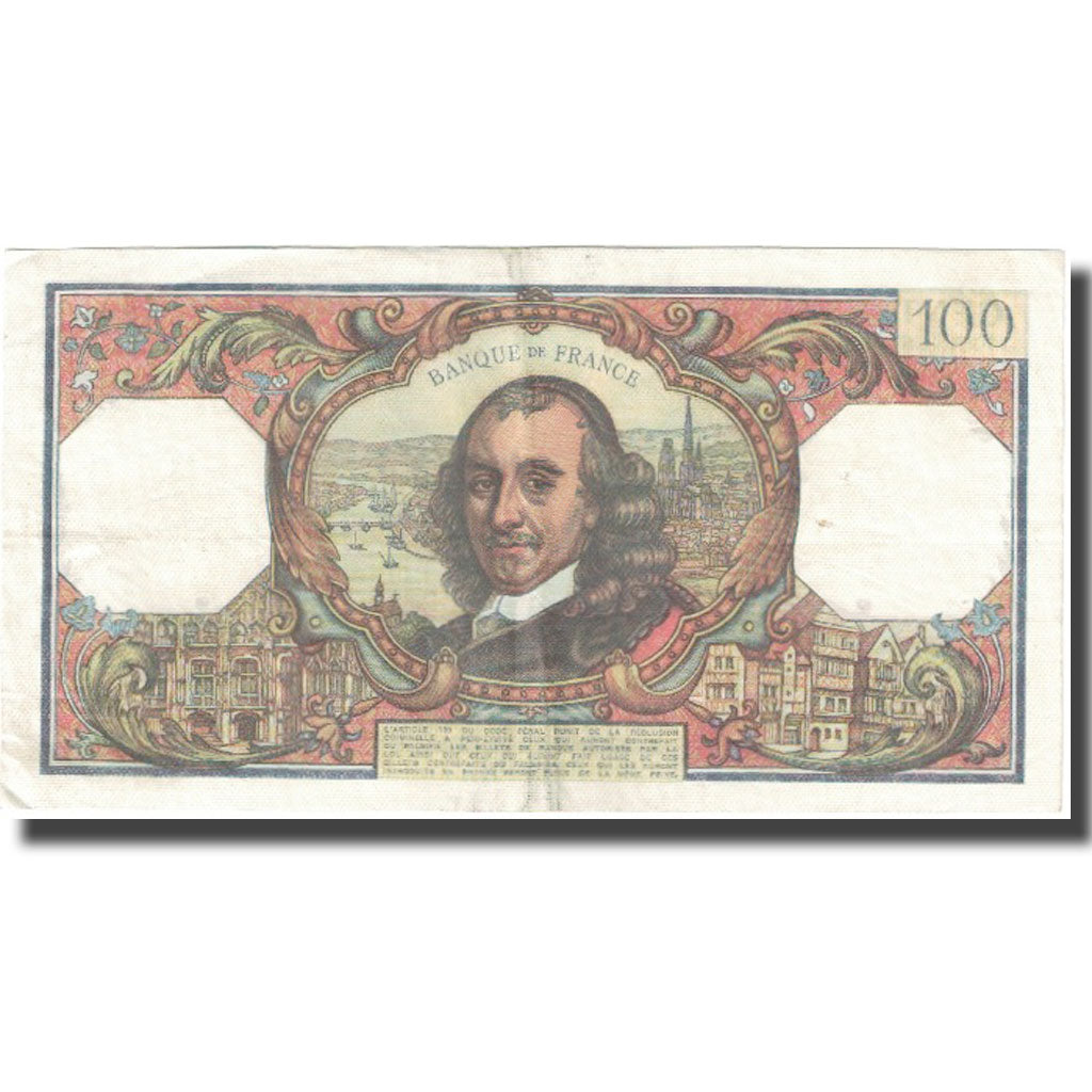 Frankrijk, 100 Francs, Corneille, 1970, 1970-04-01, TB, Fayette:65.35, KM:149c