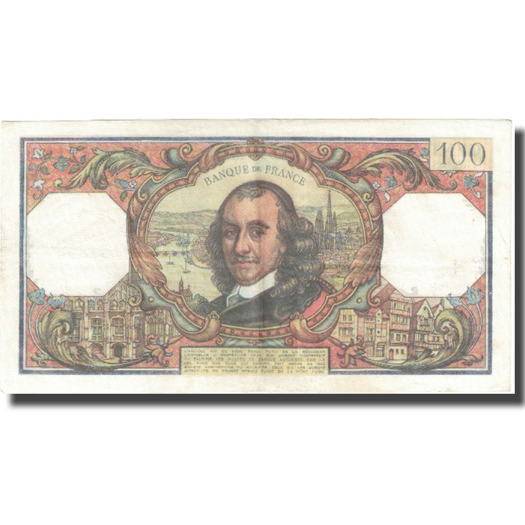 Frankrijk, 100 Francs, Corneille, 1970, 1970-04-01, TB, Fayette:65.35, KM:149c