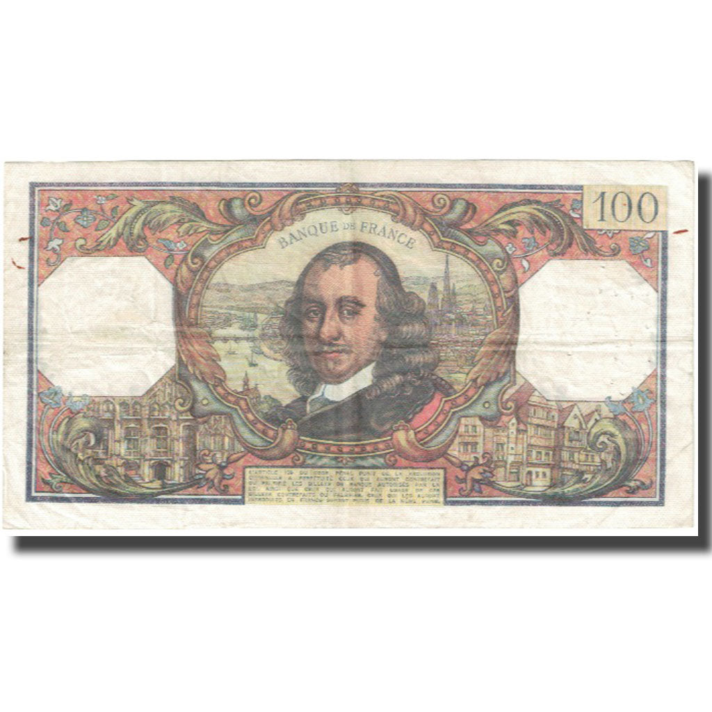 Francia, 100 Francs, Corneille, 1972, 1972-06-01, MB, Fayette:65.37, KM:149d
