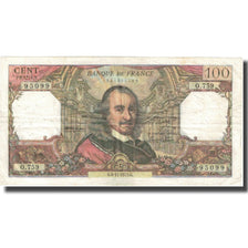 France, 100 Francs, Corneille, 1973, 1973-11-08, VF(20-25), Fayette:65.44