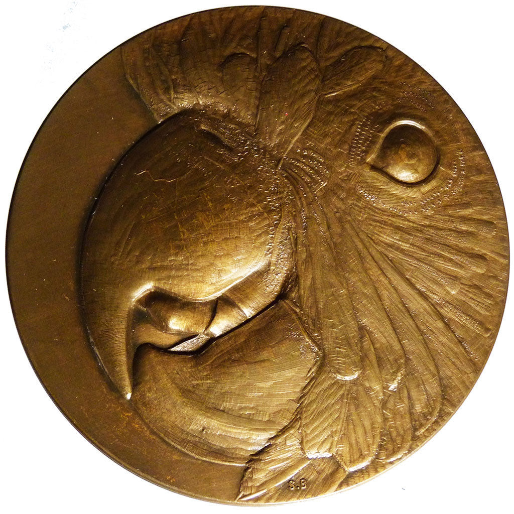 FRANCE, Fauna, French Fifth Republic, Medal, AU(55-58), Bret, Copper, 72, 173.60