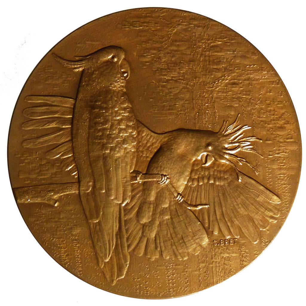 FRANCE, Fauna, French Fifth Republic, Medal, AU(55-58), Bret, Copper, 72, 173.60