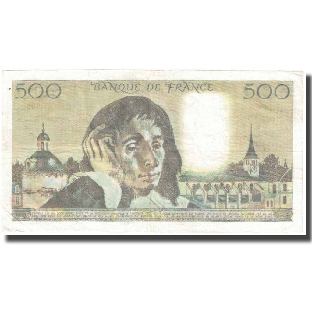 Frankrijk, 500 Francs, Pascal, 1984, 1984-01-05, TB, Fayette:71.30, KM:156e