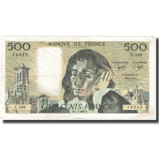 Frankreich, 500 Francs, Pascal, 1984, 1984-01-05, S, Fayette:71.30, KM:156e