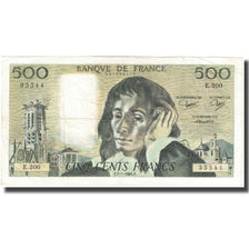 Francia, 500 Francs, Pascal, 1984, 1984-01-05, BC, Fayette:71.30, KM:156e