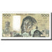 France, 500 Francs, Pascal, 1987, 1987-01-08, VF(20-25), Fayette:71.35, KM:156f