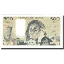 Francia, 500 Francs, Pascal, 1988, 1988-03-03, BC, Fayette:71.38, KM:156g