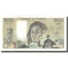 Francia, 500 Francs, Pascal, 1991, 1991-01-03, MB, Fayette:71.46, KM:156h
