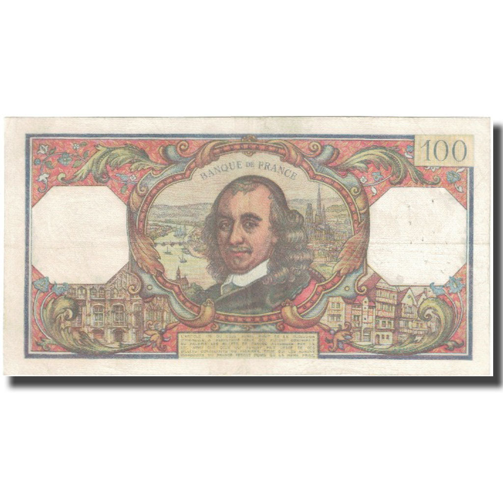 France, 100 Francs, Corneille, 1964, 1964-09-03, VF(20-25), Fayette:65.03