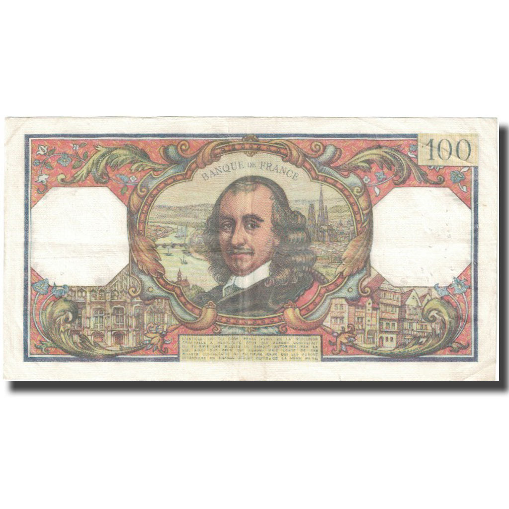 Francia, 100 Francs, Corneille, 1964, 1964-10-01, MB, Fayette:65.04, KM:149a