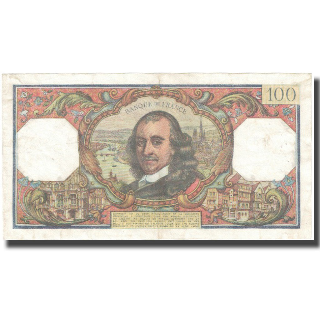 France, 100 Francs, Corneille, 1964, 1964-12-03, VF(20-25), Fayette:65.05