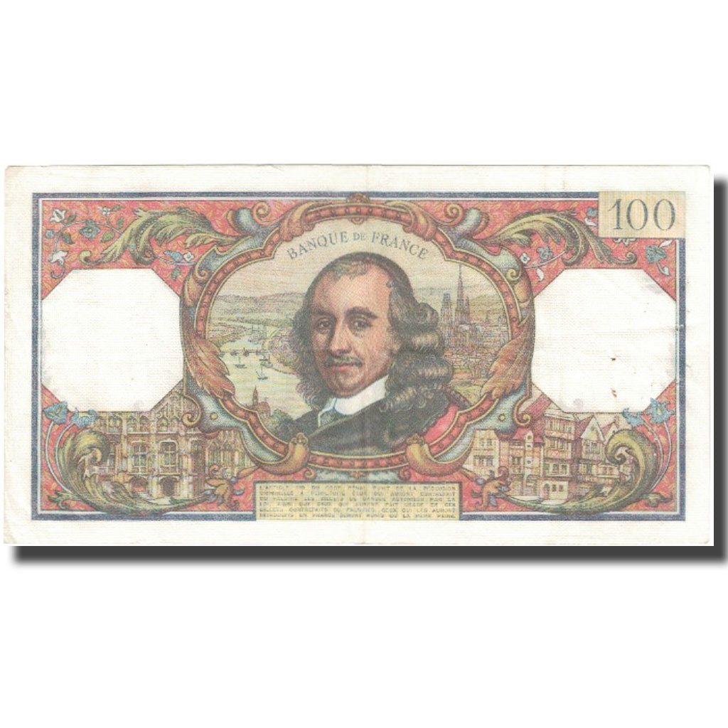 France, 100 Francs, Corneille, 1964, 1964-12-03, TB, Fayette:65.05, KM:149a