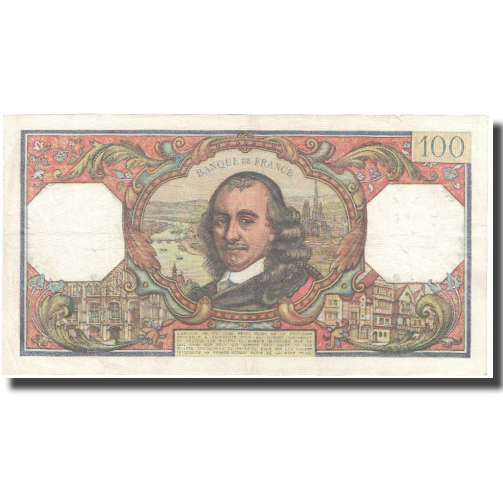 Francia, 100 Francs, Corneille, 1965, 1965-04-01, MB, Fayette:65.07, KM:149a