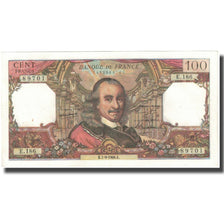 França, 100 Francs, Corneille, 1966, 1966-09-01, VF(20-25), Fayette:65.14