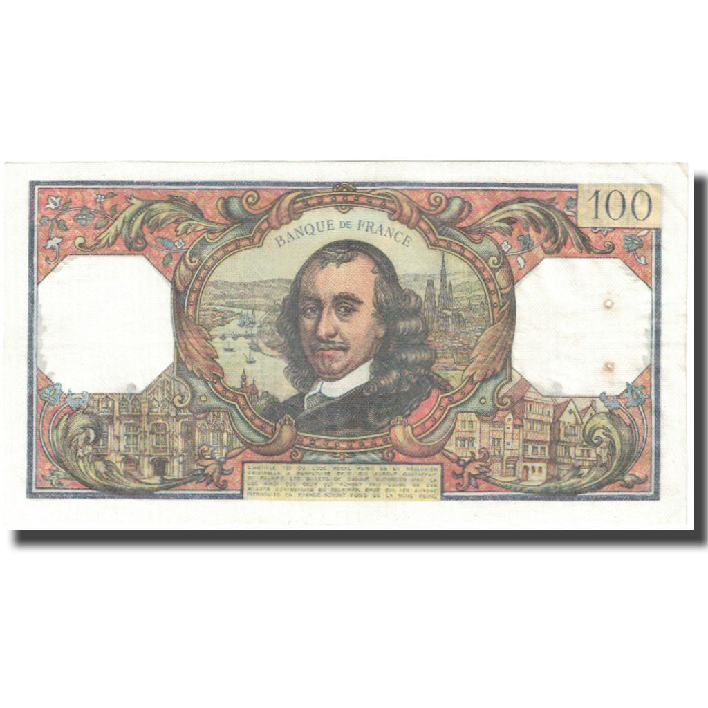Francia, 100 Francs, Corneille, 1973, 1973-11-08, BC, Fayette:65.44, KM:149d