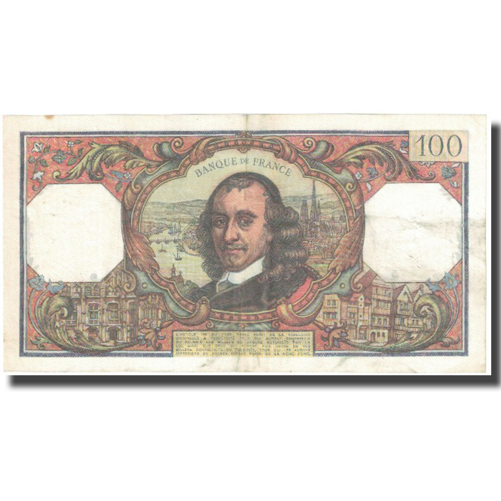 Frankrijk, 100 Francs, Corneille, 1974, 1974-02-07, TB, Fayette:65.45, KM:149d