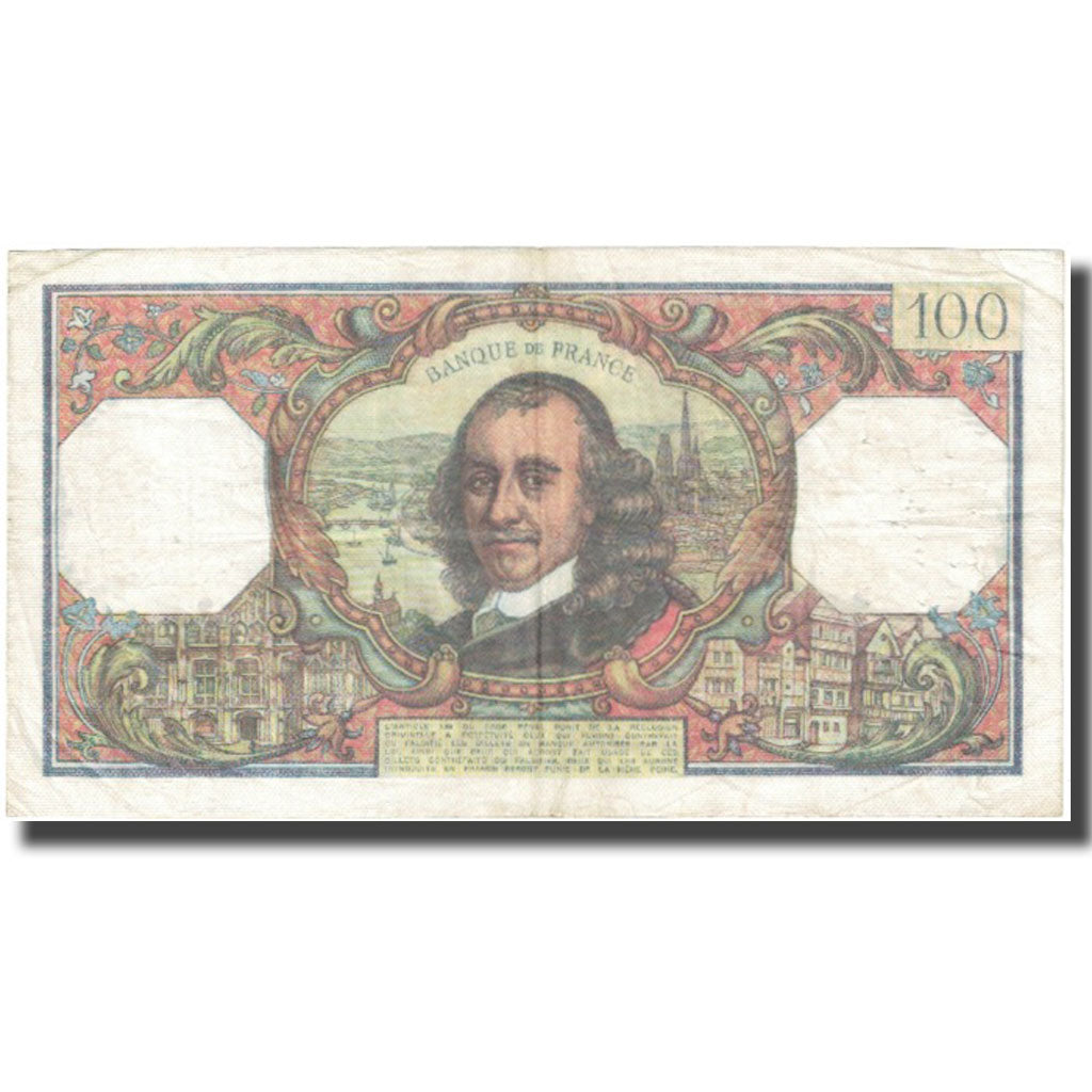 France, 100 Francs, Corneille, 1976, 1976-06-03, VF(20-25), Fayette:65.53