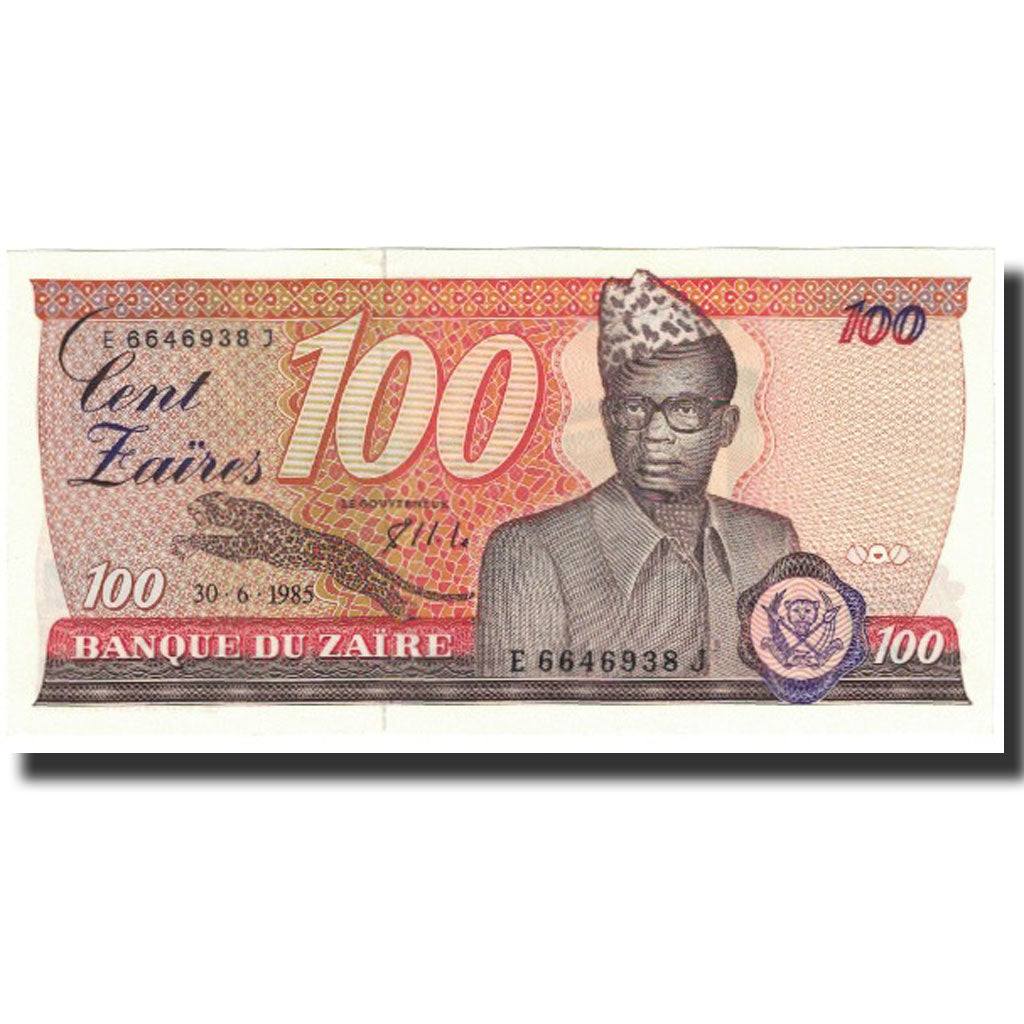 Banconote, Zaire, 100 Zaïres, 1985, 1988-06-30, KM:29a, SPL-