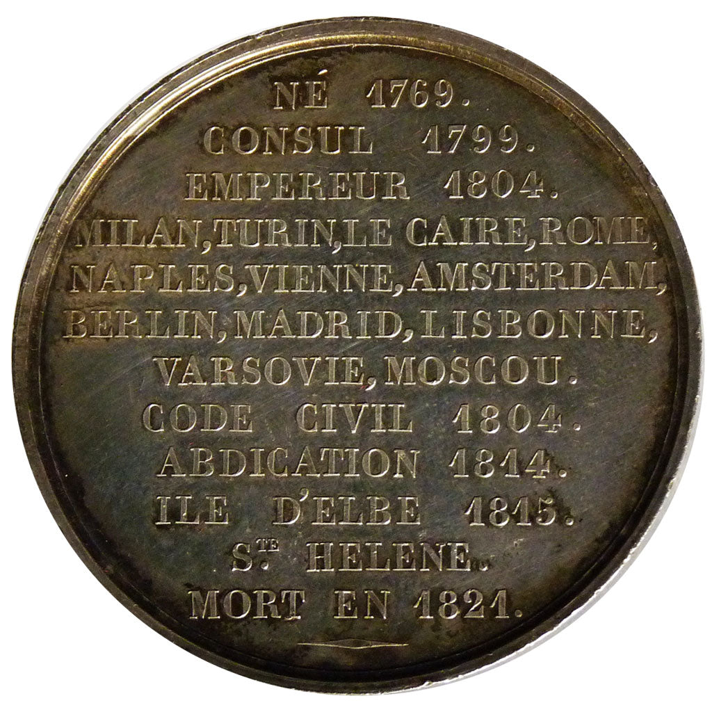 France, Medal, Second French Empire, History, 1858, Caqué, AU(50-53), Copper