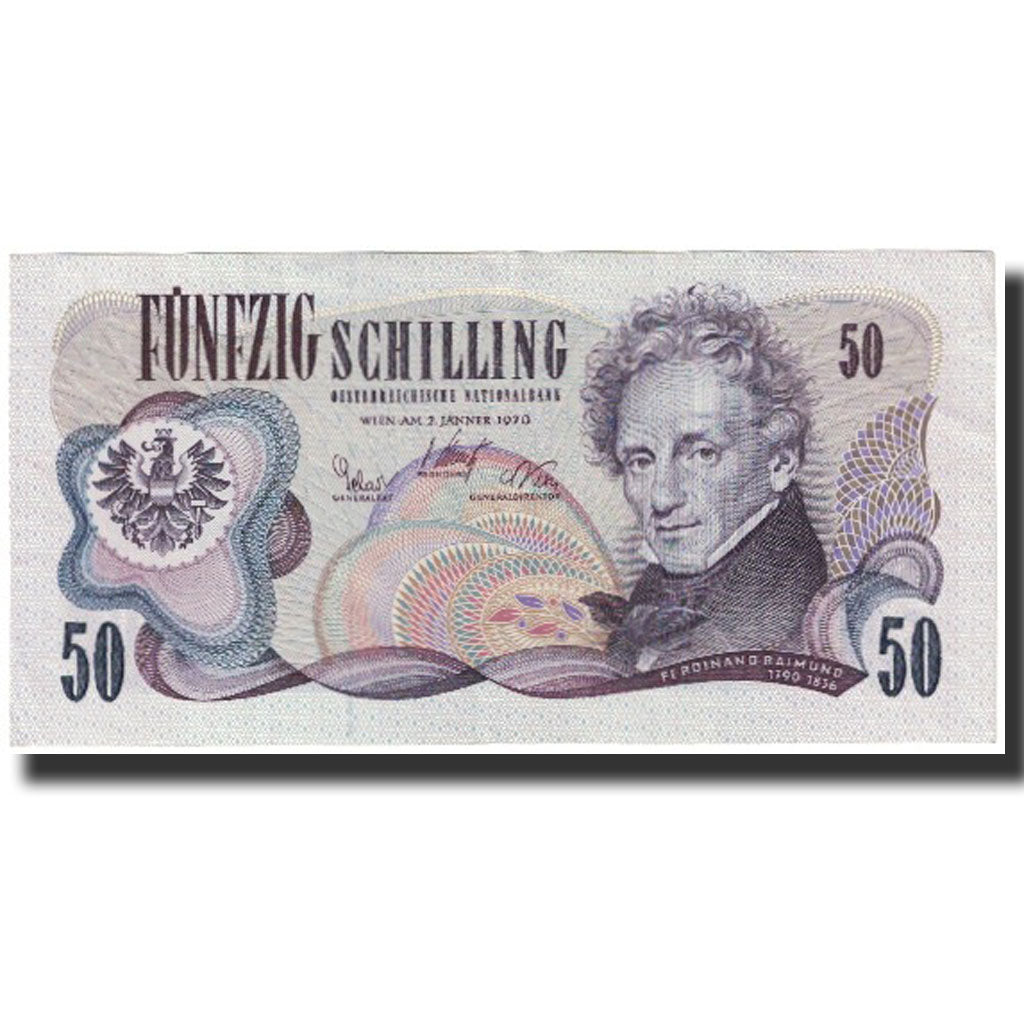 Banconote, Austria, 50 Schilling, 1970, 1970-01-02, KM:143a, BB