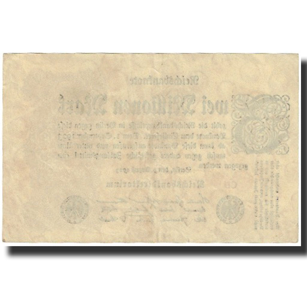 Banknote, Germany, 2 Millionen Mark, 1923, 1923-08-09, KM:104b, UNC(63)