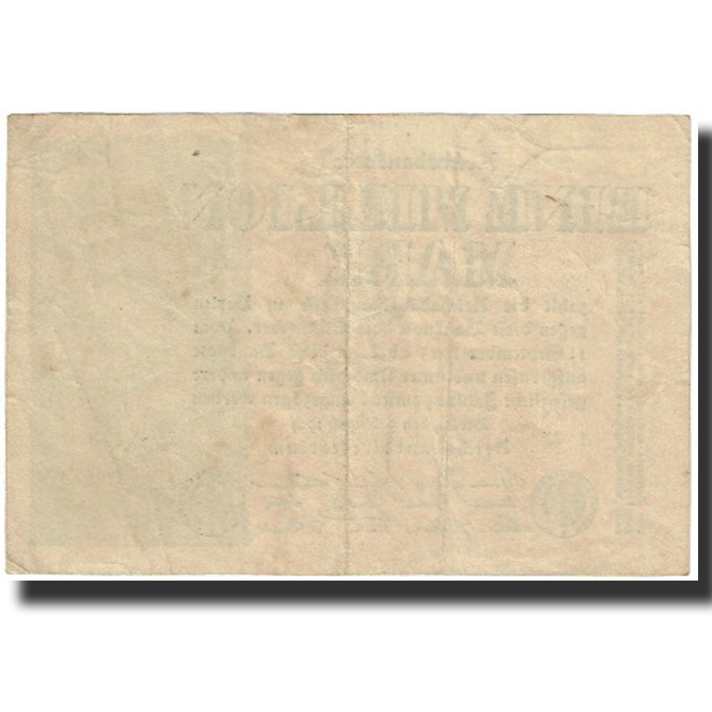 Banknote, Germany, 1 Million Mark, 1923, 1923-08-09, KM:102a, UNC(63)