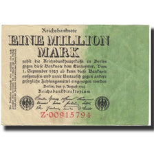 Banknote, Germany, 1 Million Mark, 1923, 1923-08-09, KM:102a, UNC(65-70)