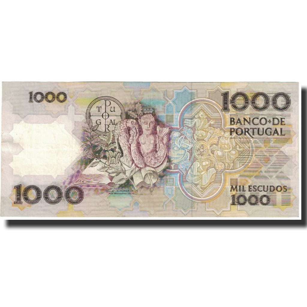 Banknote, Portugal, 1000 Escudos, 1987, 1987-09-03, KM:181d, EF(40-45)